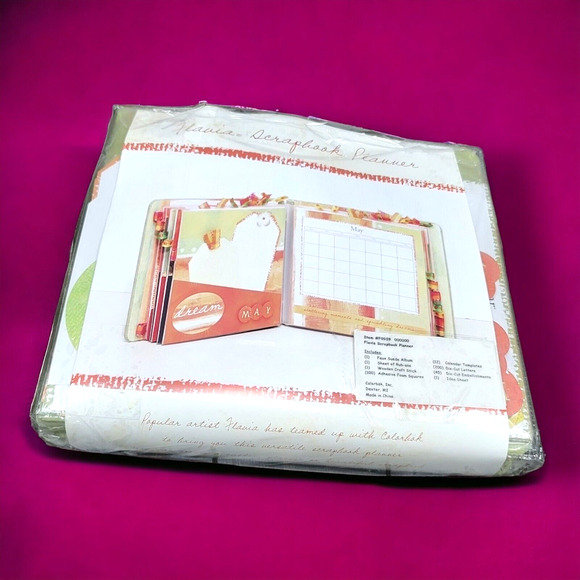 Colorbok Flavia Scrapbook Album Calendar Planner Kit New in Package - See Photos - Picture 4 of 7